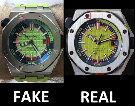 audemars piguet automatic real vs fake